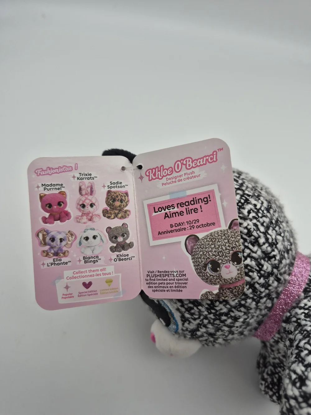 GUND Pets Cat Khloe O’Bearci 6” Cute Plush NWT